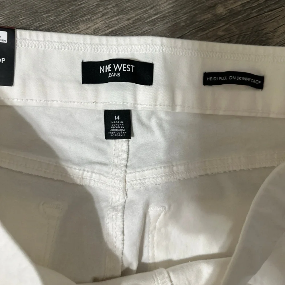 Nine West Jeans Heidi Pull On Crop size 14 - Picture 6 of 10